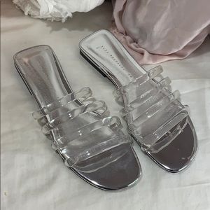 Zara clear strap sandal